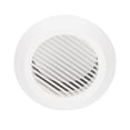thumbnail image 3 of Grille à Lames, Évent Rond Sans Rupture pour Salle de Bain, Bureau, Cuisine 6 Po, 3 of 8