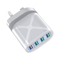 thumbnail image 1 of Dsscvnef 3.1A USB Phone Charger Portable 4 Ports 3.1A Fast Charging Compact Wall Plug Adapter, 1 of 7