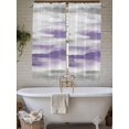 thumbnail image 6 of Purple Grey Ombre Bedroom Curtains 63 Inches length, Abstract Art Oil Painting Modern Window Treatment Curtain Drapes, Rod Pocket Curtain Panels for Living Room Kitchen, 42"x63", 2 Panels, 6 of 7