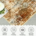 thumbnail image 4 of GlowSol 2' x 6' Hallway Runner Rug Modern Abstract Runner Rug Non-Slip Bedroom Floor Mat for Laundry Room Kitchen, Orange, 4 of 8