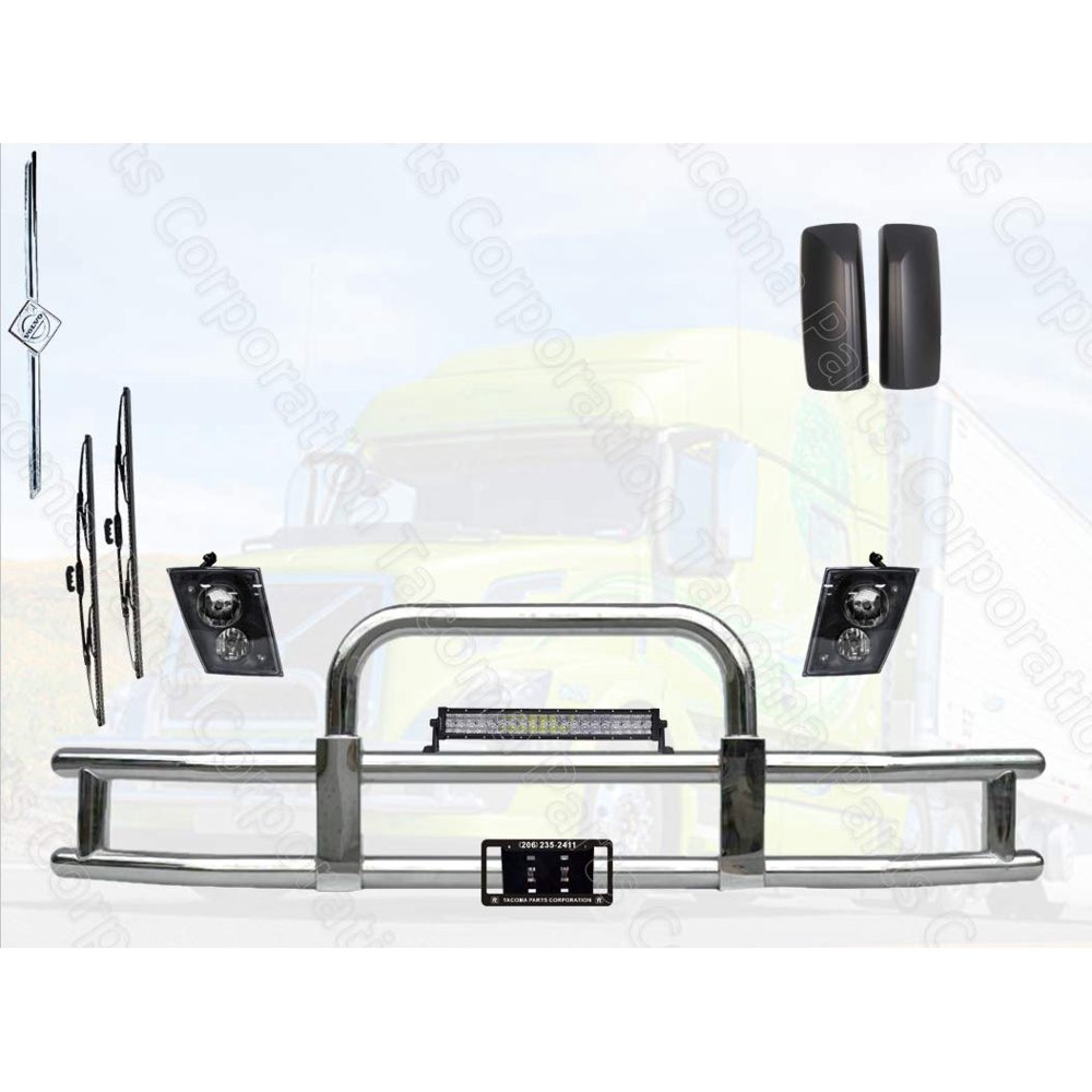 Volvo VNL 2004 Frontal Semi Truck Bumper Guard Deer Grill Guard Moose