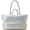 White, variant on Puffer Tote Bag, Trendy Soft Puffy Bags for Women Winter Down Cotton Padded Quilted Tote Bag Shoulder Handbag
