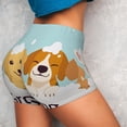 thumbnail image 3 of Picia Cute Dog In Bathtub1 Printed Workout Shorts for Women Seamless Scrunch Butt Lifting High Waisted Yoga Gym Booty Running Moisture-wicking Short Pants-X-Large, 3 of 9