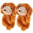 thumbnail image 4 of KAKOWELY 2 marionetas de mano de animales de peluche, marionetas de mano de perro, marionetas de mano de animales de peluche para niños pequeños, 4 of 4
