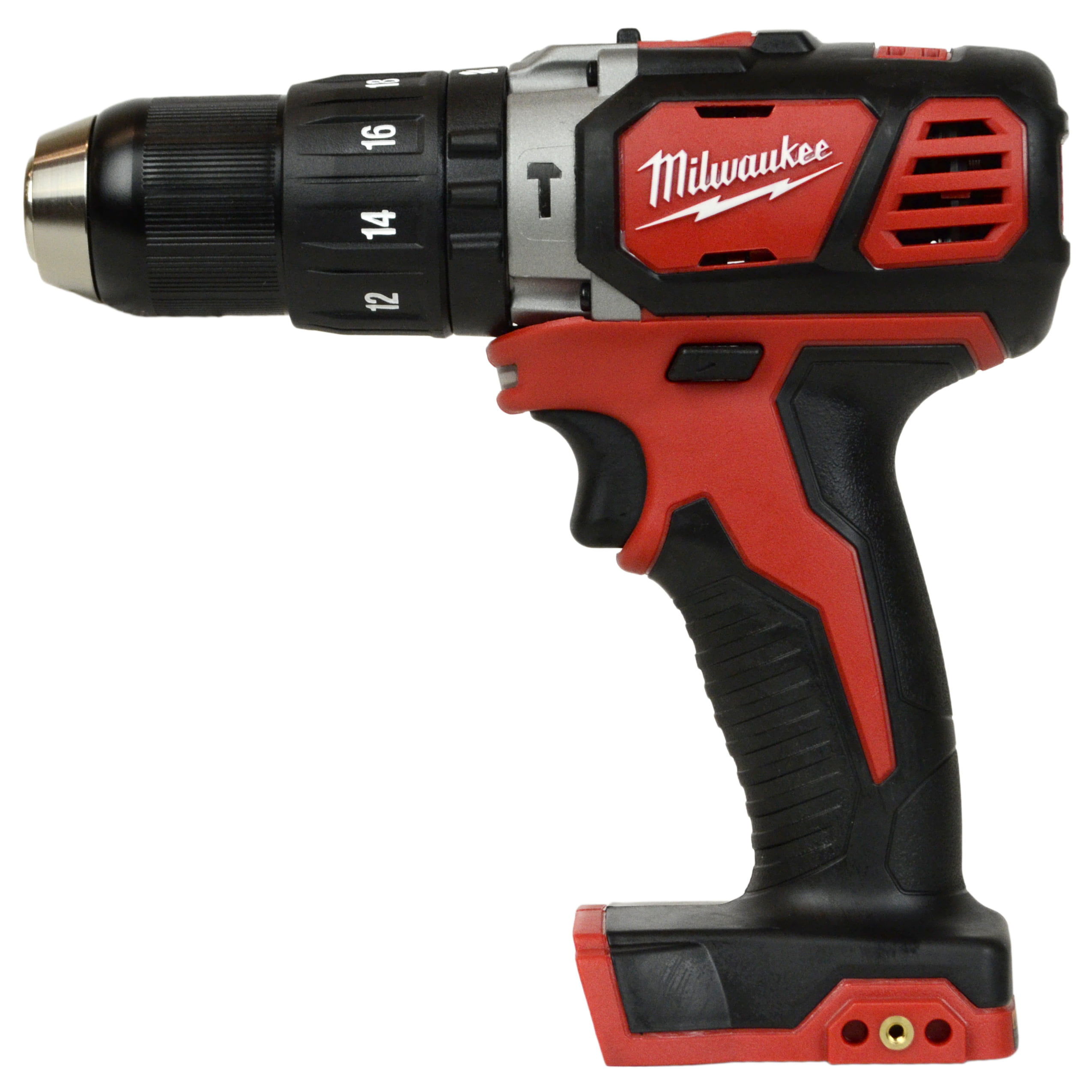 Milwaukee 2607-20 M18 18V Lithium-Ion 1/2-in Hammer Drill Driver, Tool ...