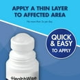 thumbnail image 5 of HealthWise 16% Menthol Roll-On | Cold Hot Sensation | Pain Relief Liquid | 2.5 oz. 73 mL | Non-Greasy Formula | Immediate Penetrating Action | Topical Analgesic, 5 of 8