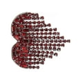 thumbnail image 2 of Broche de Borla ANGGREK Regalo de Cumpleaños En Forma de Corazón Brillante, 2 of 8