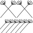 thumbnail image 1 of 10 estacas decorativas para oficina, para exteriores, con forma de piña., 1 of 6