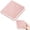 Dusty Pink, variant on 1Pcs 5.71in Square Unlined Blank Handheld Notebook, Knitted Texture Soft Cover Pocket Journal, Portable Mini Writing Diary For Art Draft & Budget Recording