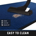 thumbnail image 3 of Heavy Duty Entrance Mats, Indoor and Outdoor Rubber Door Mat, Easy Clean Waterproof Anti-Slip Floor Doormat Rug, Low Profile Entrance Shoe Scraper for Entryway, Patio, Garage 47" x 31" Blue, 3 of 5