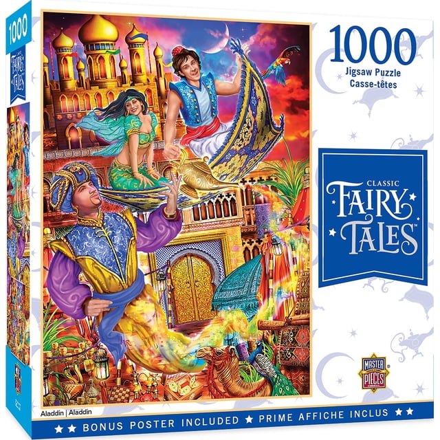 Rompecabezas MasterPieces Aladdin 1000 piezas para adultos