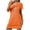 Orange#1, variant on Utoimkio Short Sleeve Nightgowns for Women Plus Size Soft Comfortable Sleepwear Sleep Shirt Casual Print Nightdress for Women