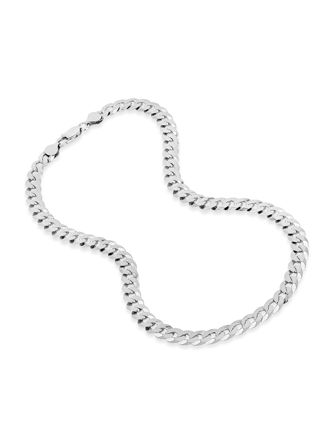 Sterling Silver Mens Curb 200 Gauge Chain Necklace 30 Inches