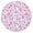 Garden F, variant on Spring Floral Round Elastic Tablecloth Waterproof Fitted Cover with Summer Floral Design