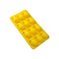 thumbnail image 1 of Ice Cube Tray Reusable Heat Resistant DIY Pineapple Coconut Tree Style Silicone Mold Ice Ball Maker for Kitchen -Yellow, 1 of 2