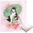 thumbnail image 3 of Princesses Silk Touch Throw Blanket, 50" X 60", Mulan Collage, 3 of 6