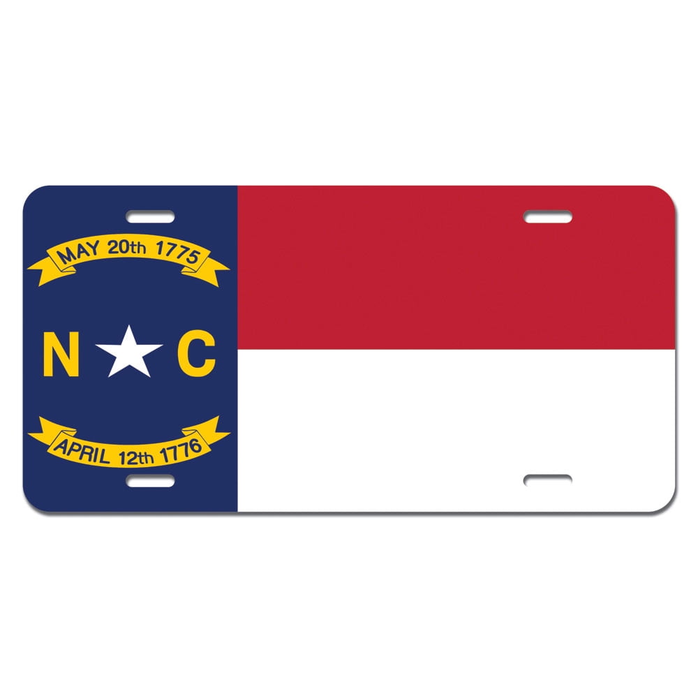 north-carolina-state-flag-novelty-license-plate-walmart