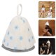thumbnail image 3 of EeaseMX 2 piezas para mujeres Capas de sauna Sombreros de baño de baño Fe Sauna Sombrero de baño Sombreros de baño, 3 of 7