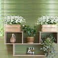 thumbnail image 6 of GRNSHTS 12 Bundles Artificial Flowers Fake Boxwood Plants Faux Plastic Shrubs UV Resistant No Fade Faux Greenery for Home Garden Hanging Planter Porch Patio Yard Office Wedding Decoration, 6 of 7