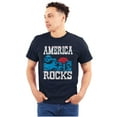 thumbnail image 3 of America Rocks Mount Rushmore USA Plus Size Crewneck Graphic Tee Shirt Brisco Brands 3X, 3 of 6