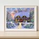 thumbnail image 2 of (DB2209) 5D DIY Cuadrado Ygjytge Casa Navidad Artesanía Punto Cruz 20X30cm, 2 of 2