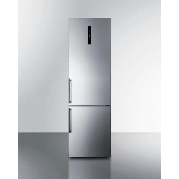 Summit Ffbf181es2 24 Inches Wide 11.7 Cu. Ft. Energy Star Certified Bottom Freezer Refrigerator