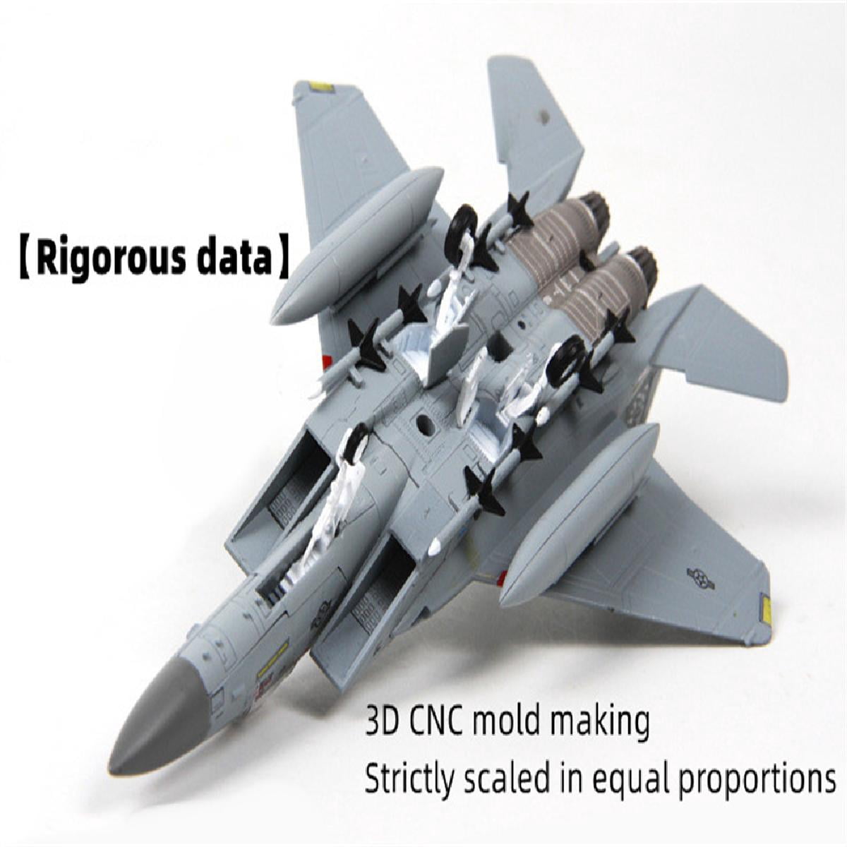 F-15 Fighting Plane - 1/100 Diecast Airplane Model Fighter Toy Alloy