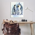 thumbnail image 3 of Stupell Industries Penguin Family Watercolor Animals Painting Wrapped Canvas Art Print Wall Art, 36 x 48, 3 of 8