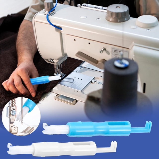 Fiudx Enhebrador de Agujas para Máquina de Coser, Enhebrador Automático para Facilitar El Enhebrado, Insertador de Agujas para Cambios Seguros de Aguja, Apto para Máquinas de Coser Domésticas, Herram