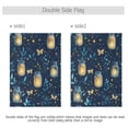 thumbnail image 4 of Yayeee Garden Flag 28"x40" Double Sided Outdoor Yard Lawn Holiday Decorations, Blue Fireflies Pattern, 4 of 6