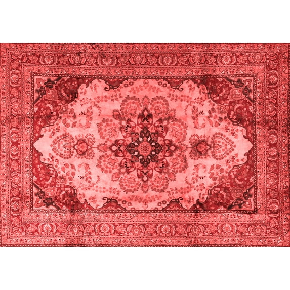 Ahgly Company Indoor Rectangle Persian Red Traditional Area Rugs, 8' x 12'