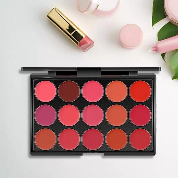 Lipstick Palette Non Sticky Lip Glosses Makeup Palette for Nude Lip Gift Women Style A