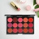 thumbnail image 1 of Paleta de labios, juego de maquillaje, brillos de labios en crema no pegajosos, paleta de brillo de labios hidratante cosmética de larga duración, 15 Estilo A Yinane Paleta de labios, 1 of 8