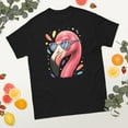 thumbnail image 2 of Cute Flamingo Wildlife Animals Flamingos Lover Graphic classic tee (Black, M), 2 of 4