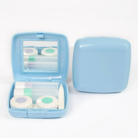 Contact Entretien des lentilles Kit miroir compact 2 Solution Saline Bouteille Voyager Mini Set