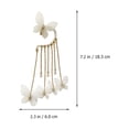 thumbnail image 2 of FOLOYORI 1Pack Dangling Earrings For Women Bridal Earrings For Wedding Classic Style Artificial Crystal 18.3X2.4X0.4In, 2 of 8
