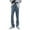 Blue, variant on HBFAGFB Casual Pants for Men Spring and Summer Flared Jeans Straight Leg Pants Going Out Black Size L
