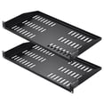 thumbnail image 1 of Estante para servidores VEVOR 1U, universal, ventilado, 10 cm, 50 kg, 19 pulgadas, 1 of 9