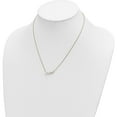 thumbnail image 4 of 14K Yellow Gold White Round Fw Cultured Graduated Pearl Diamond Necklace (17 X 5.2) Made In Italy xf632-17, 4 of 5