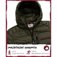 thumbnail image 5 of CANADA WEATHER GEAR Boys' Puffer Jacket - Lightweight Nylon Packable Winter Coat for Boys (8-20), 5 of 7