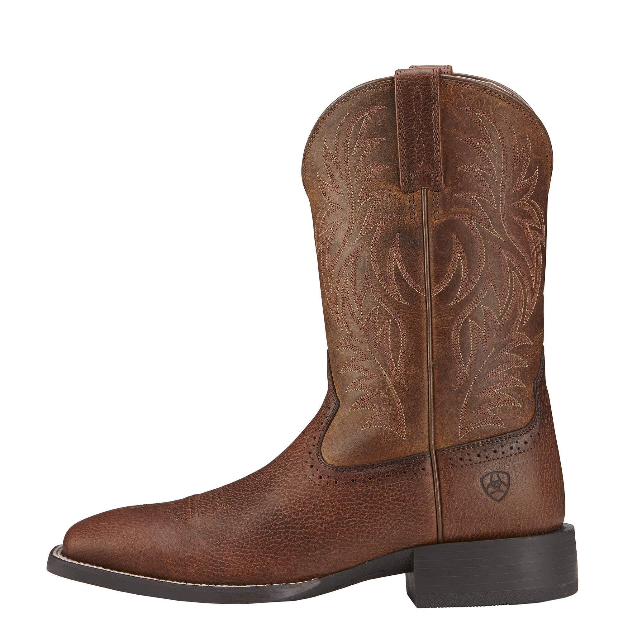 Ariat Men's Sport Wide Square Toe Western Boot (11, Fiddle Brown