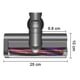 thumbnail image 2 of 3X Cepillo de Turbina para Aspiradora para V6 DC58 DC59 DC62 DC72 con Cepillo de Motor de Alto Torque y Cabezal Eléctrico de Accionamiento Directo, 2 of 5