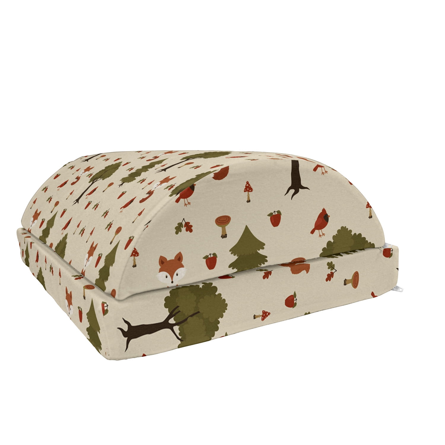 Squirrel Foot Racks Woodsy Foot Rest, Furry Woodland Wild Animals in the Nature Squirrels ...