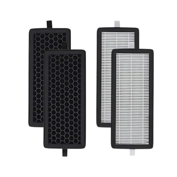 Nispira 38060 True HEPA Active Carbon Filters Replacement for Silentnight 38060 Air Purifier and Netta Air Purifier 28W, 3-Stage Filtration System, 2 Sets