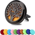 thumbnail image 1 of Car Diffuser Vent Clips, Reliable Construction Aromatherapy Essential Oil Diffuser, Stainless Steel Vent Clips with Stylish Appearance for Car Living Room Office, Includes 10 Felt, 1 of 7
