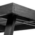 thumbnail image 4 of Classic Rectangular Coffee Table (54in x 24in / 1371mm x 609mm), Black Wirebrush, 4 of 6