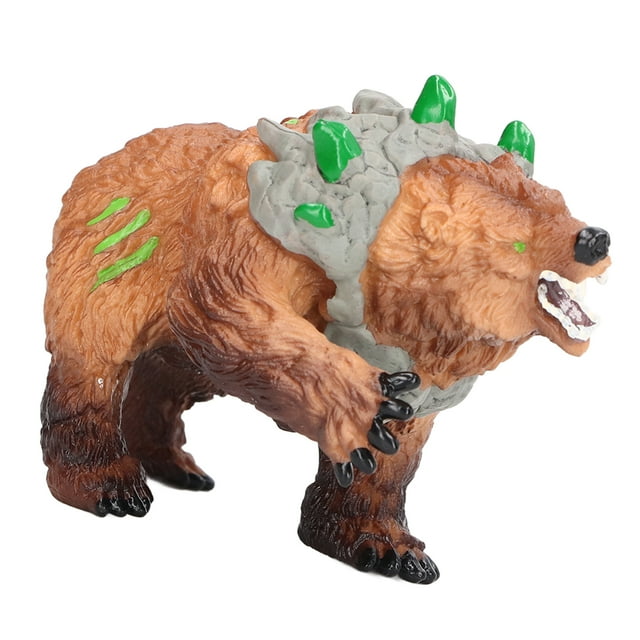 Juguetes de oso de plástico realistas, modelo de oso de las cavernas, modelo de oso de las cavernas sólido, modelo de oso de las cavernas realista, salida de alta intensidad