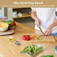 thumbnail image 2 of 10 Pcs Mini Glass Bowls, 1.35 oz Small Meal Prep Bowls, Clear Ingredient Bowls, Round Sauce Dipping Containers, Stackable Pinch Bowls for Snacks, Ice Cream, Nuts, 2 of 5