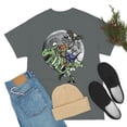 thumbnail image 6 of Dabbing Skeleton Jack-o'-lantern T-Rex Dinosaur T-Shirt, 6 of 6