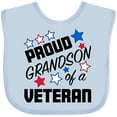 thumbnail image 3 of Inktastic Proud Grandson of a Veteran Veterans Day Boys Baby Bib, 3 of 4